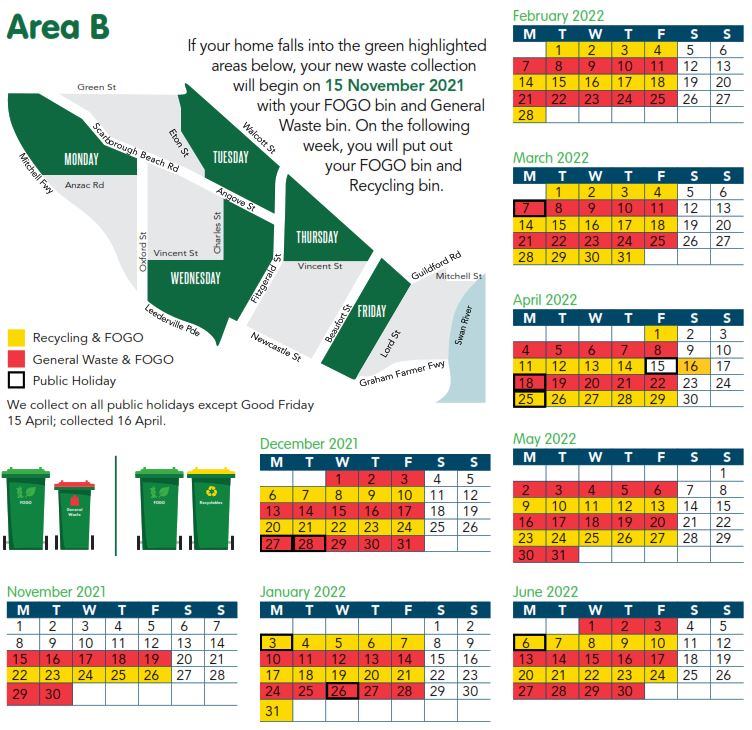 Area B - Calendar Collection