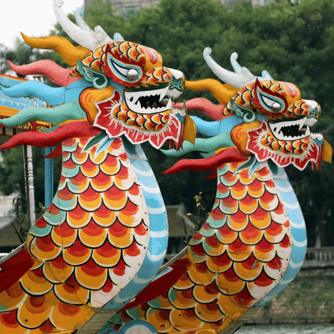 Dragon Boat Festival with Mandarin Stars