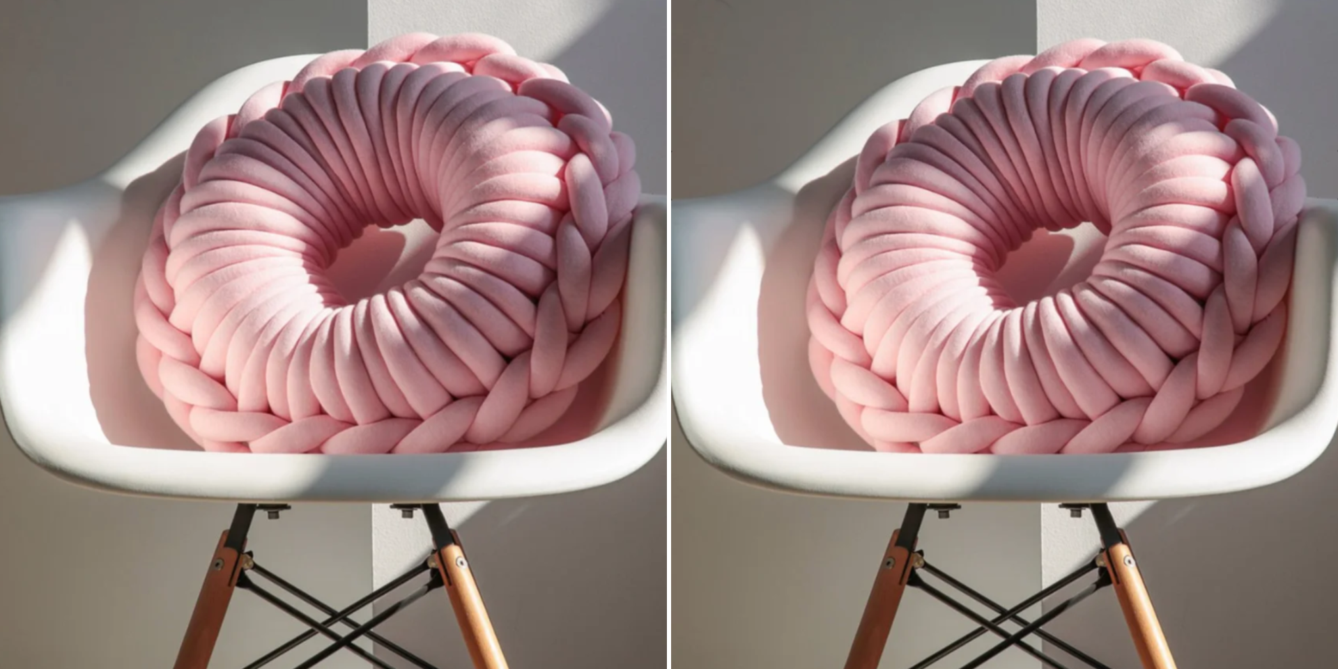 Giant Knitted Cushion