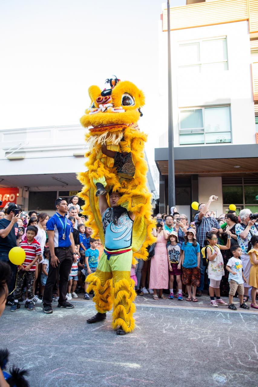 Lunar New Year Lion Dance in Mount Hawthorn