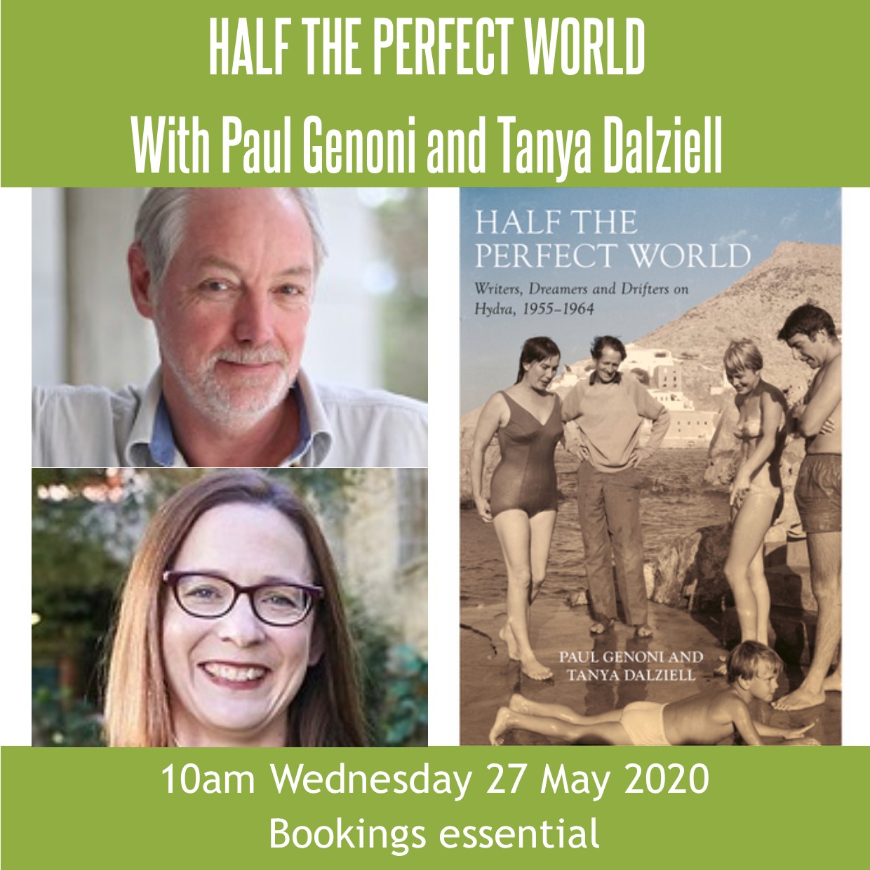 Half the Perfect World with Paul Genoni and Tanya Dalziell CANCELLED