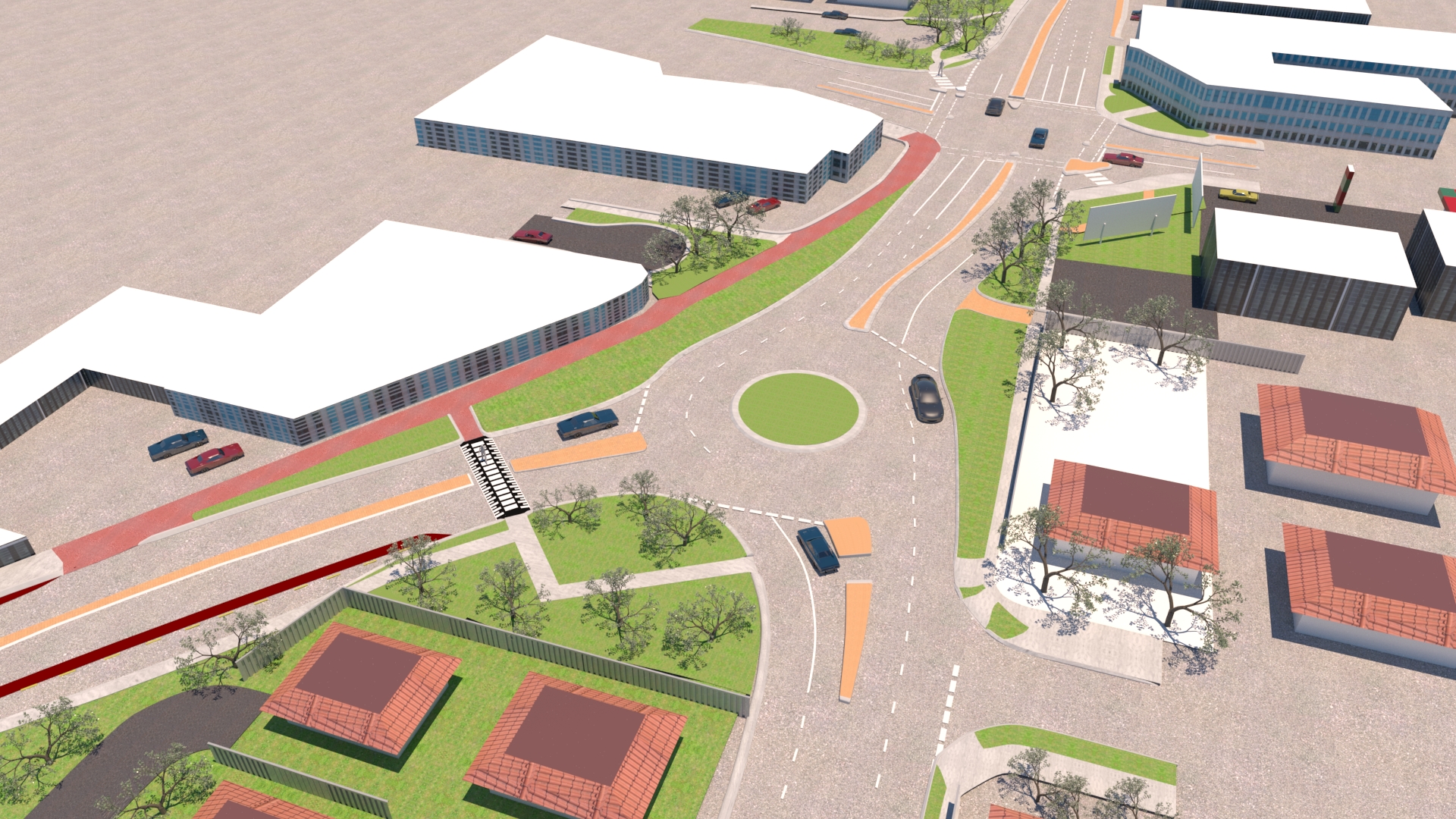 Draft designs for intersection upgrade