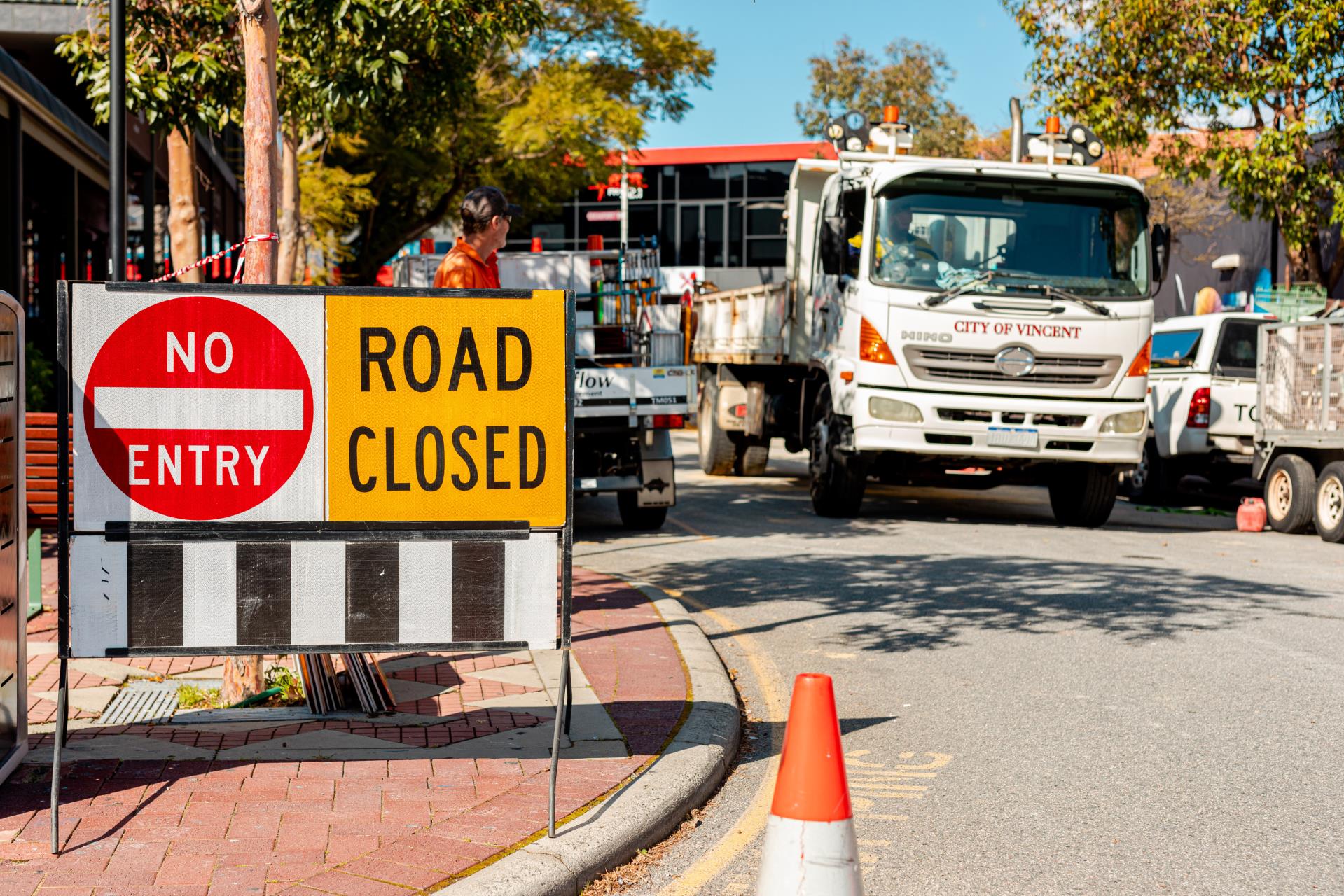 Diagonal Diversion Closure North Perth