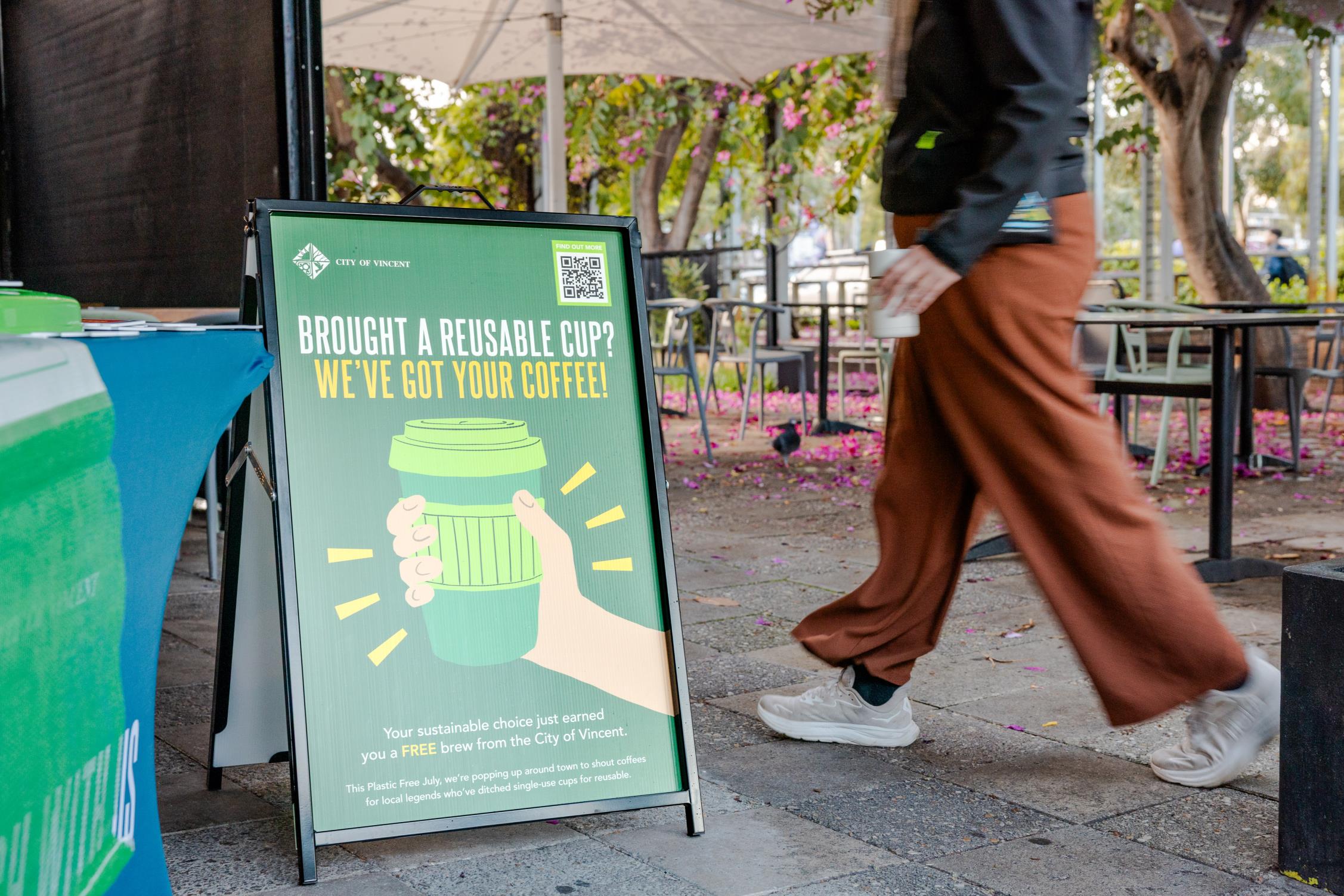 Coffee is on us at mystery cafes around Vincent
