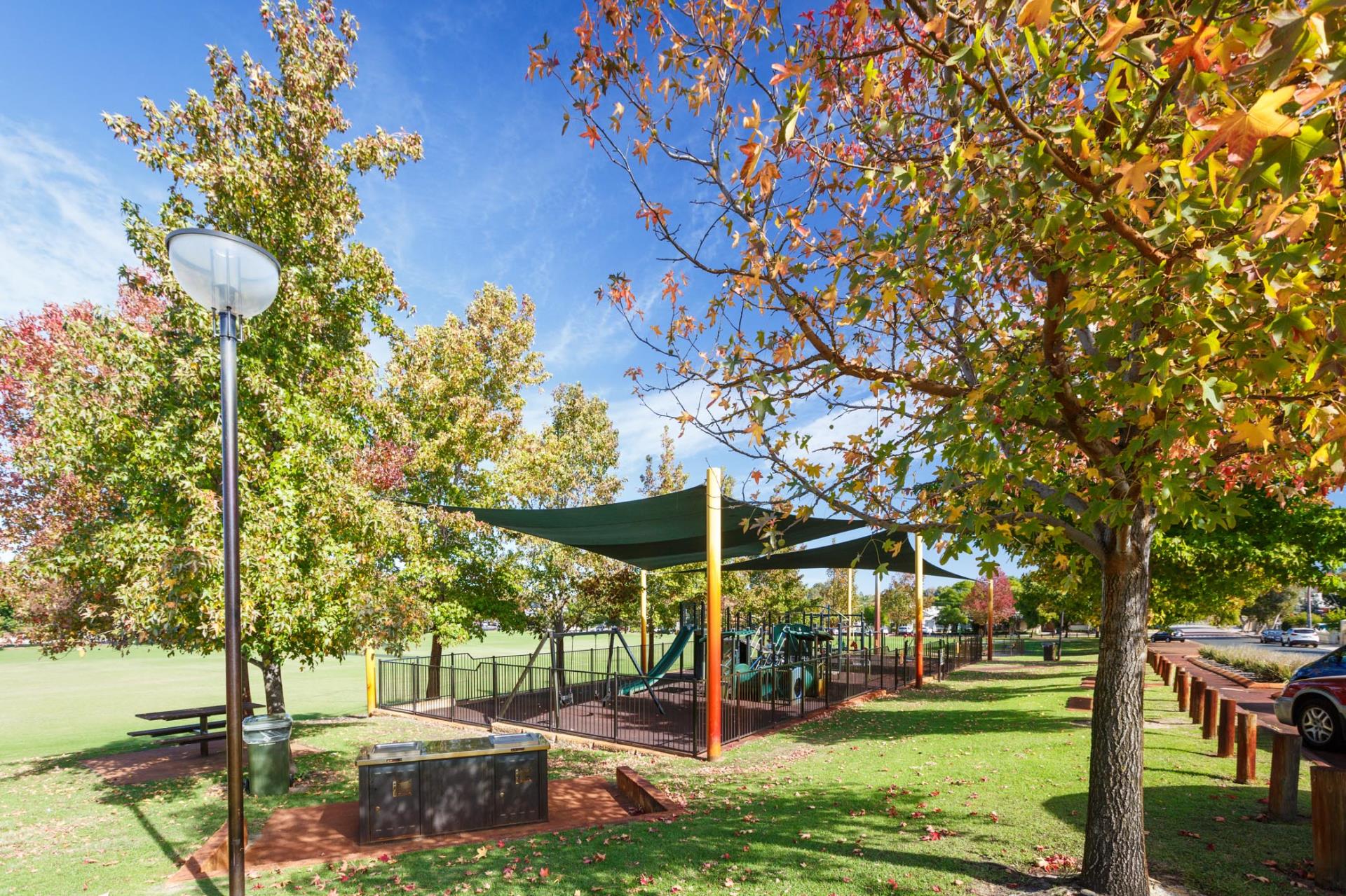 Fresh flooring for Menzies Park playground