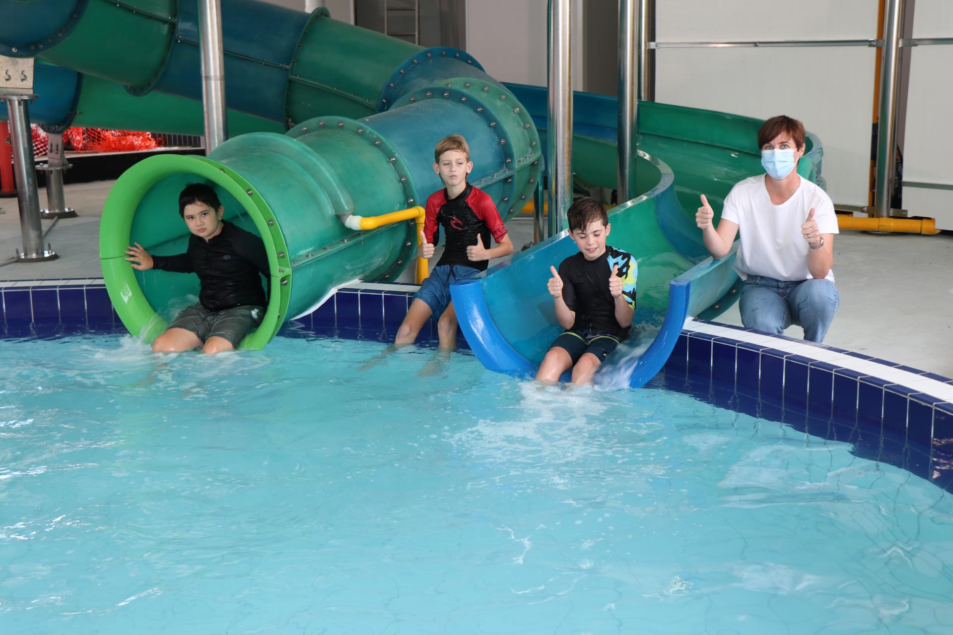 New slides open at Beatty Park