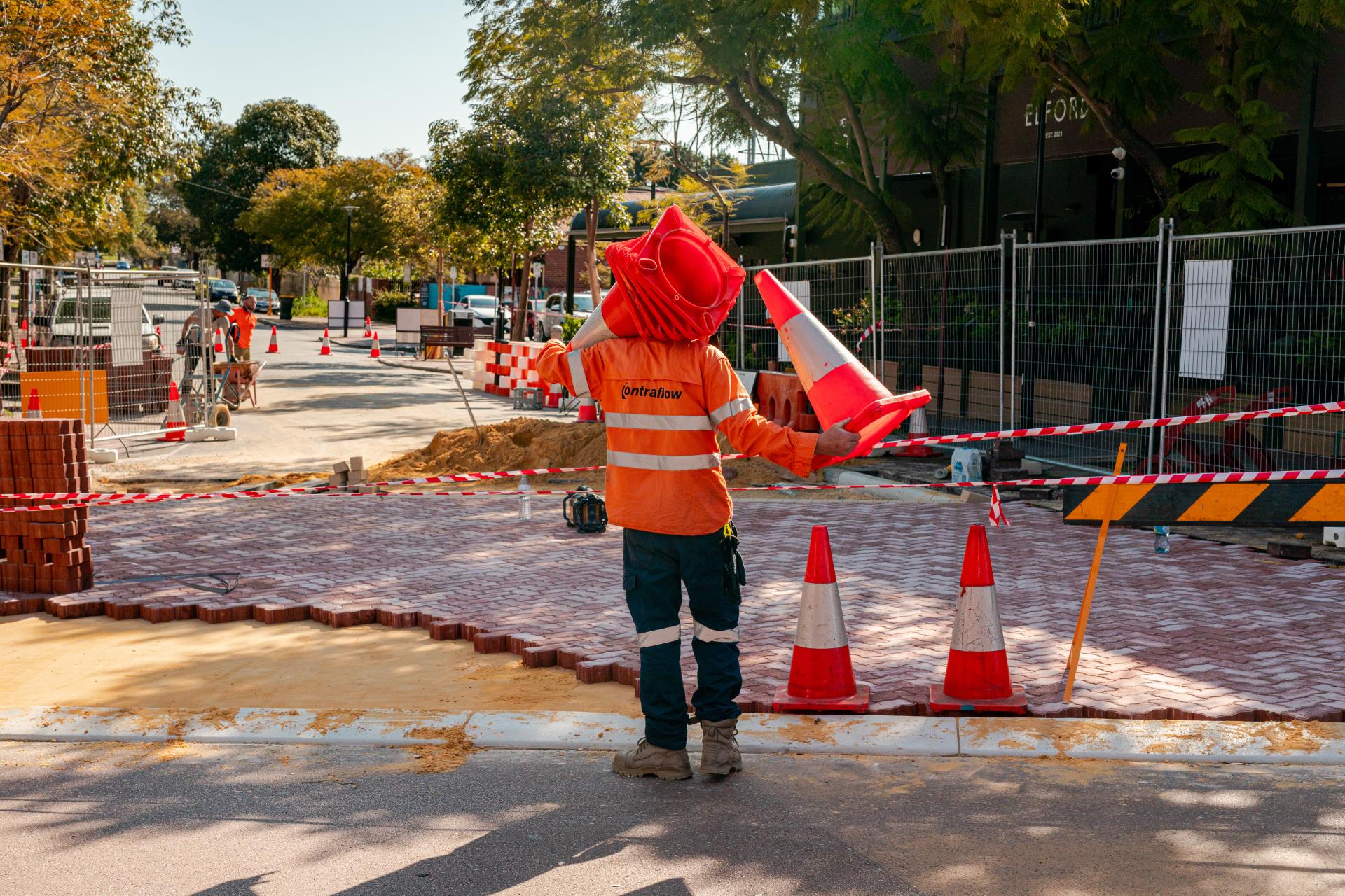 Road resurfacing Newcastle Street