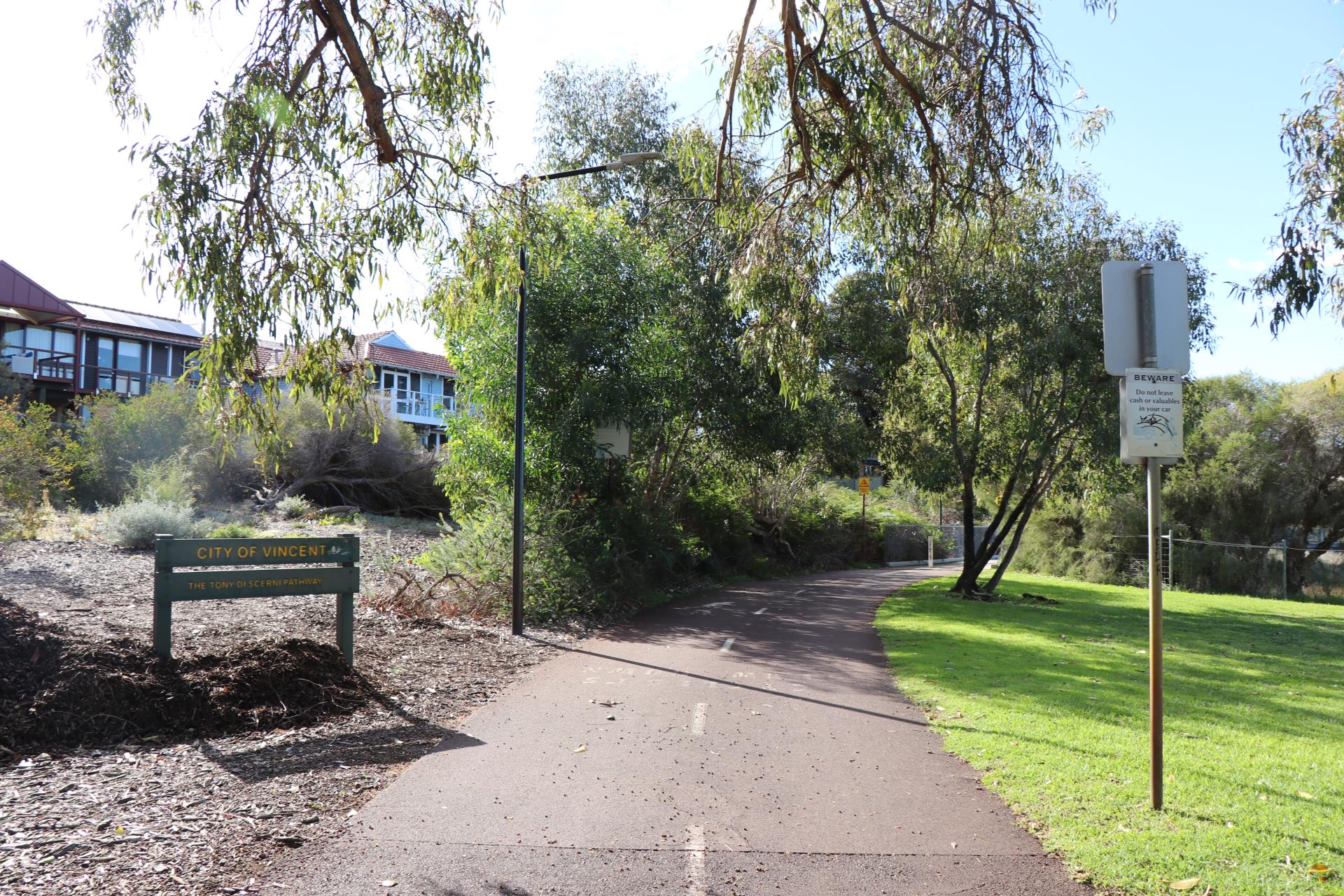 Tony Di Scerni pathway resurfacing works