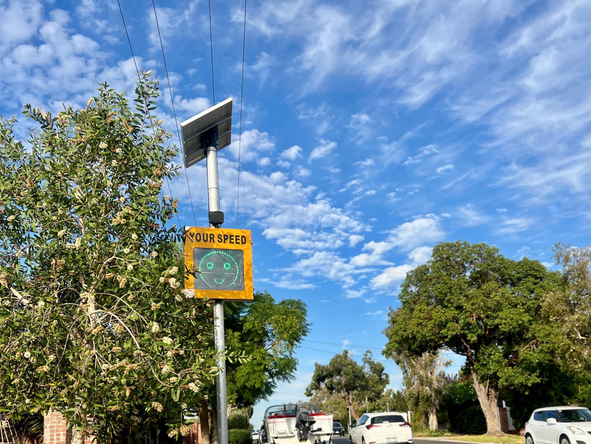 Smiles for safe drivers on Ellesmere Street