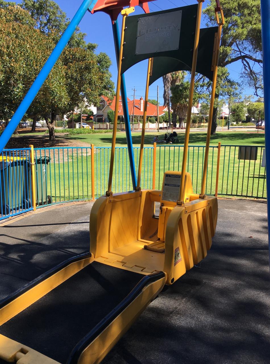 Close up of Liberty Swing