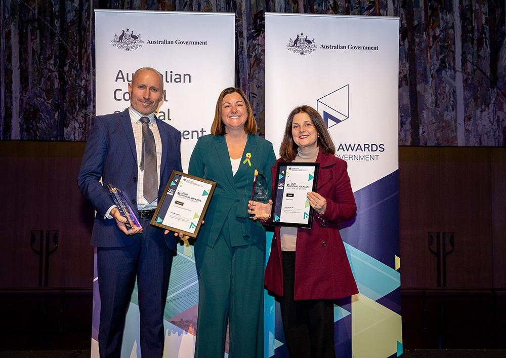 Vincent recognised nationally with two Local Government Awards