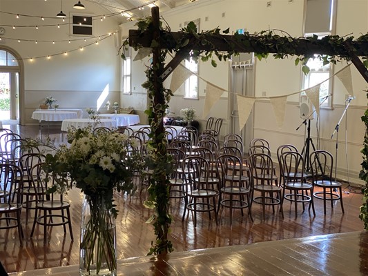 Parks & Facilities - North Perth - Wedding setup (furniture not included