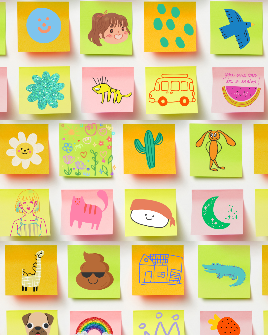 School Holidays: Post-It Gallery
