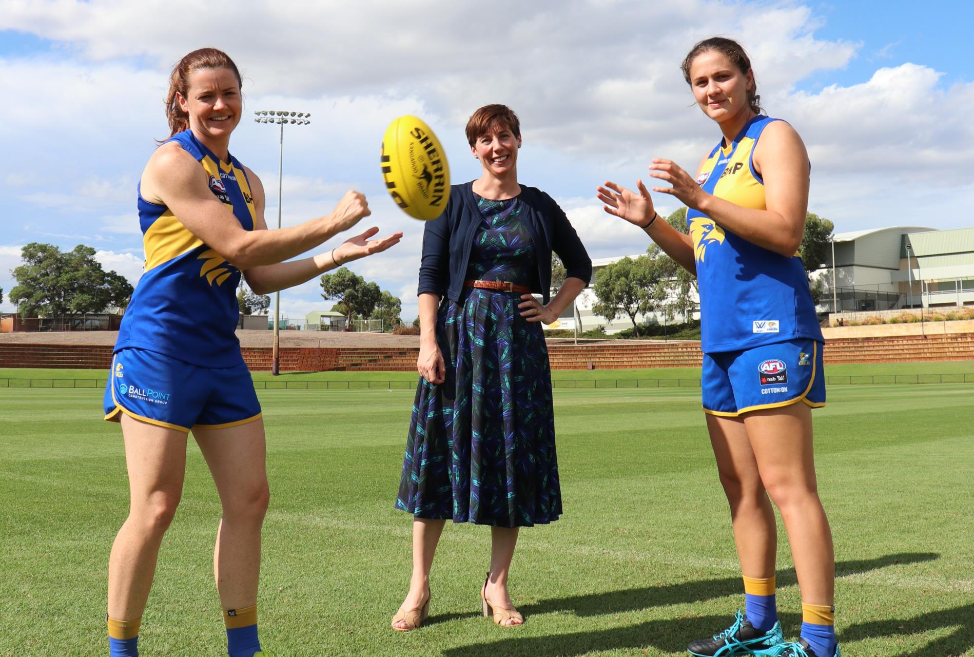 Female sport front and centre