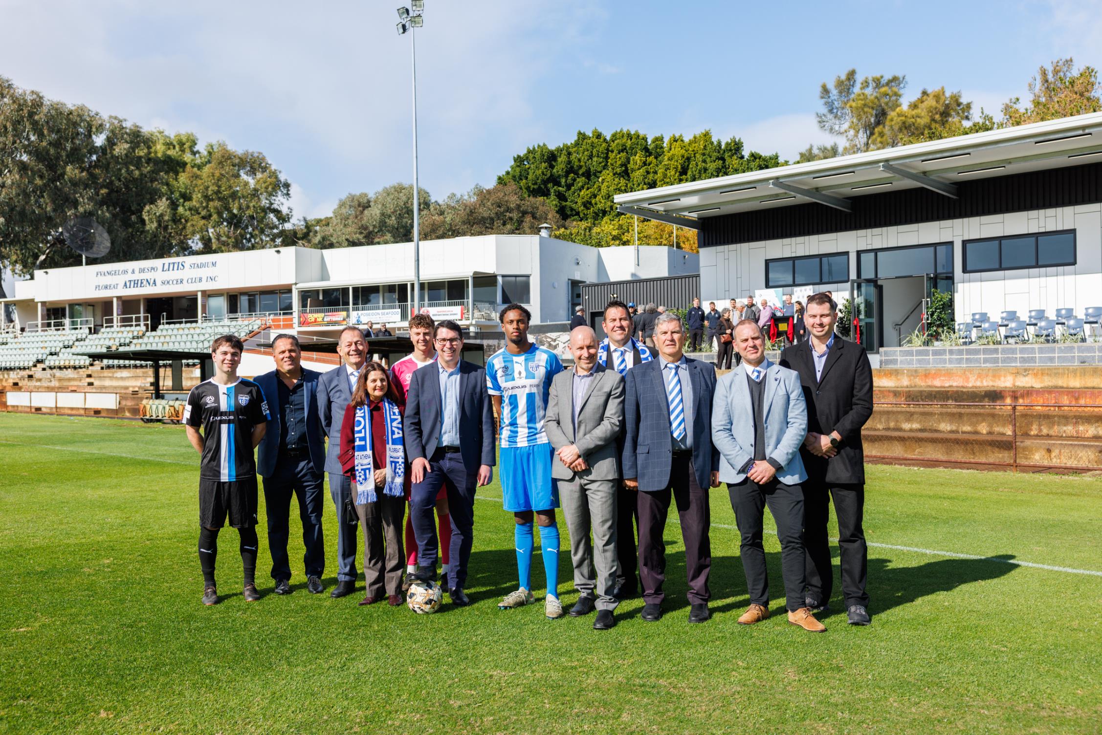 Local football players score new changerooms at Litis Stadium
