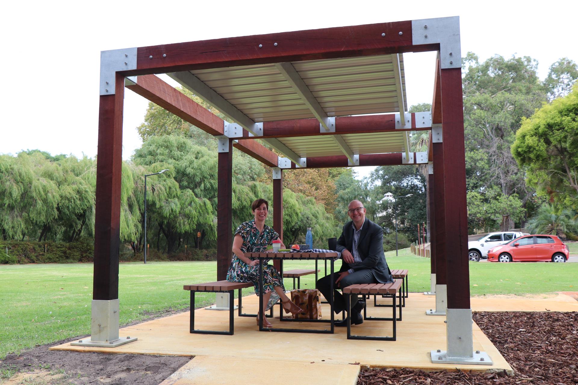 Banks Reserve Now Home to New Picnic Tables and Seats