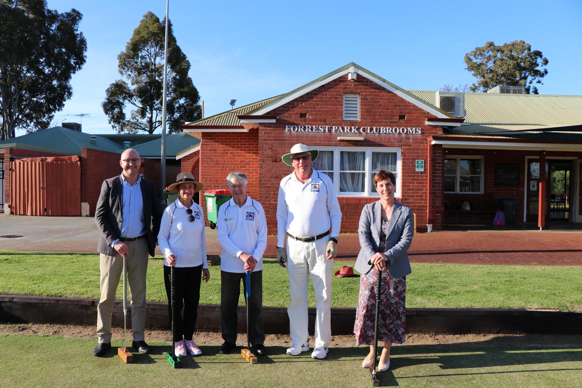 New lights installed at Forrest Park Croquet Club