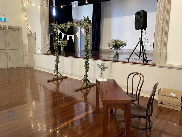 Image Gallery - Wedding setup (furniture not included in booking)
