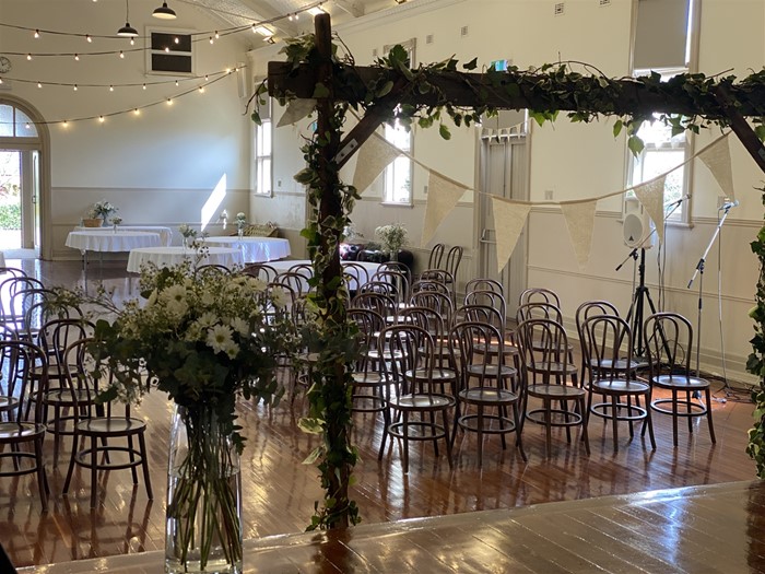Image Gallery - Wedding setup (furniture not included in booking)